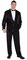 The Costume Center Black Sequin Jacket Men Costume Accessory - 2XL